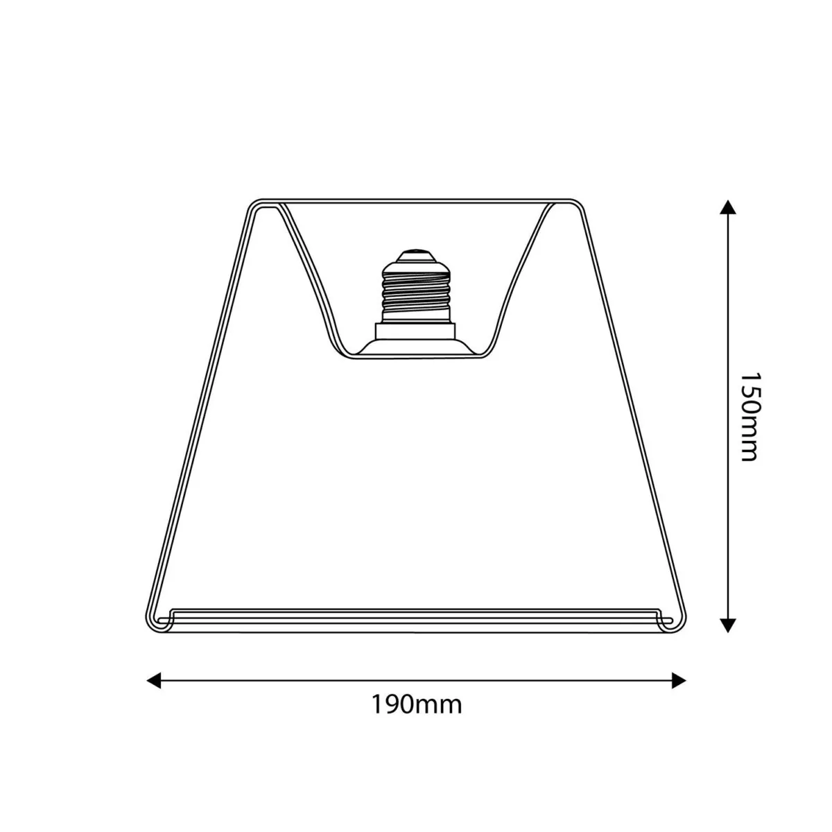 G11 Halo Lampeskjerm Lyspære - Smoky, Ø190mm, Dim, 6W, E27 1900K - Bilde 4