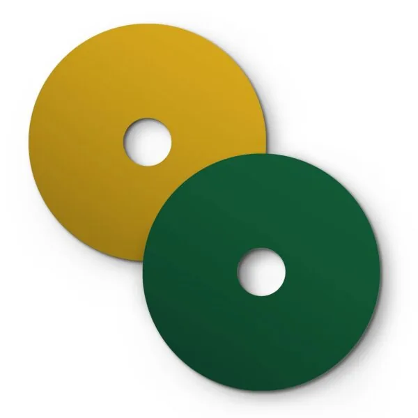 Light green/Lemon yellow – Ø240 Flat Lampeskjerm Inne/Ute