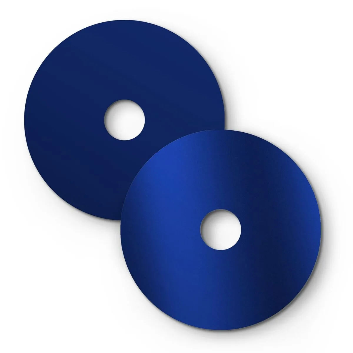 Glossy blue/Matt blue – Ø240 Flat Lampeskjerm Inne/Ute