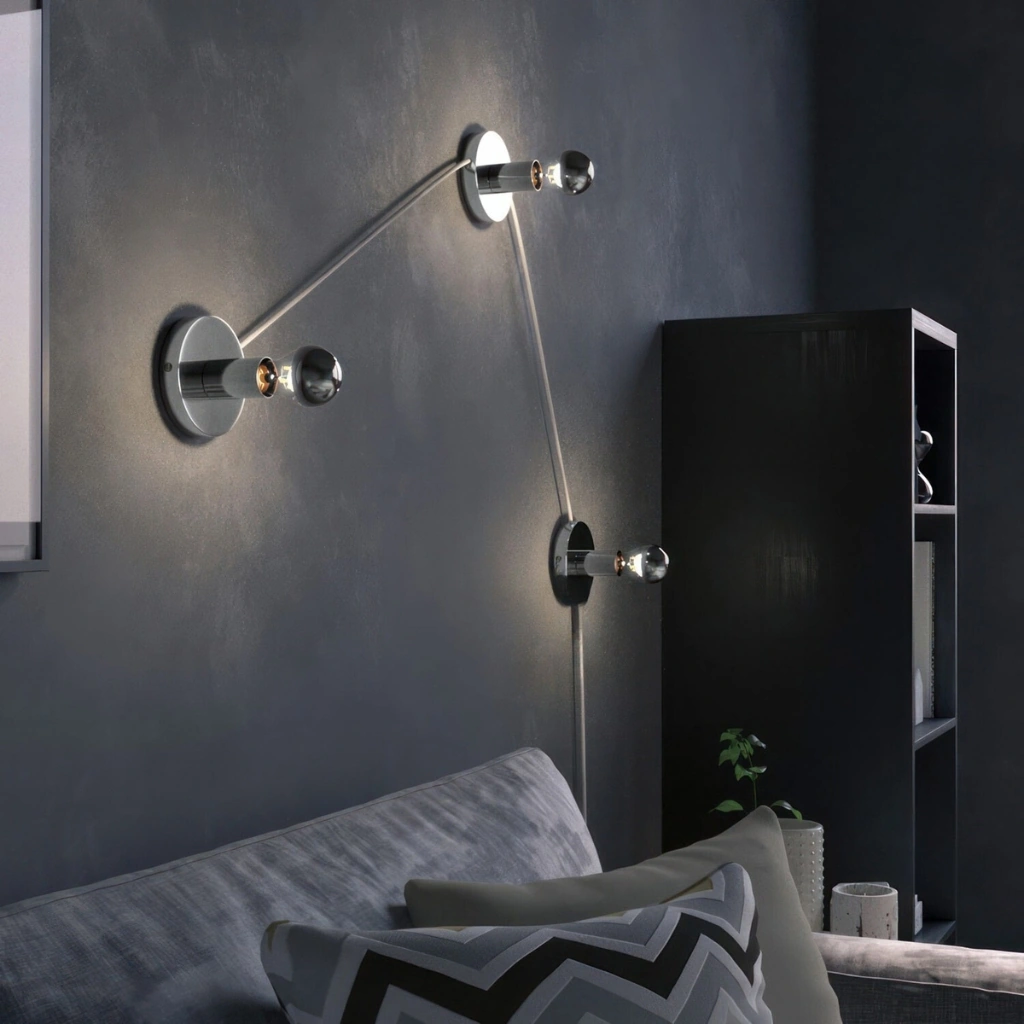 Sølv - Toppforspeilet Lyspære A60, LED, Dim, 7W, 2700K - Bilde 2