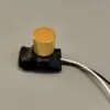 Kompakt Mini Dimmer – Gull riflet ALU Liten. For innbygging. LED/Halogen. 230V