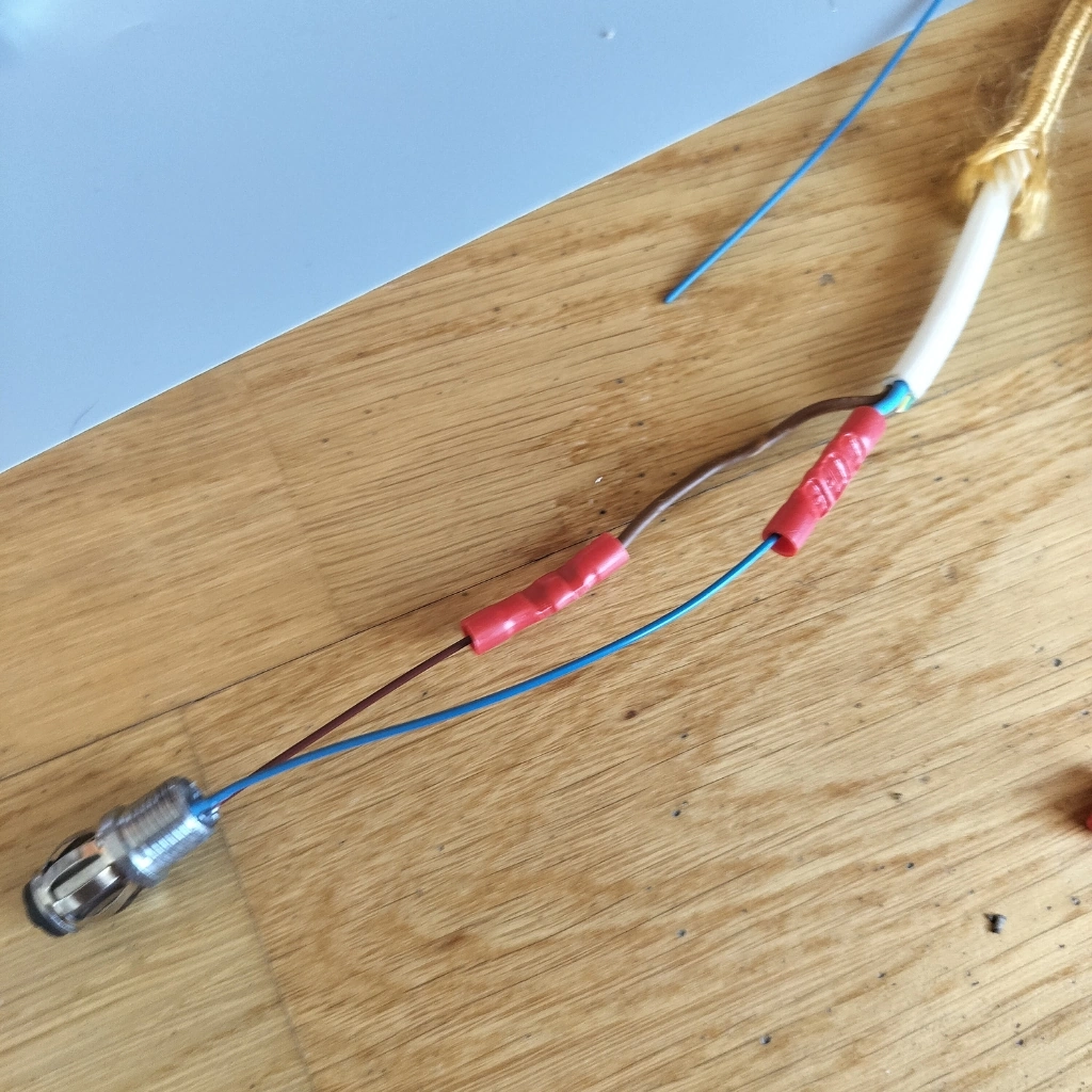 G4 sokkel med kuppelholder - M10 - 30 cm ledning - Bilde 3
