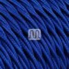 Blå Stoffledning | Tvinnet | 2×0.75mm2 (uten jord)