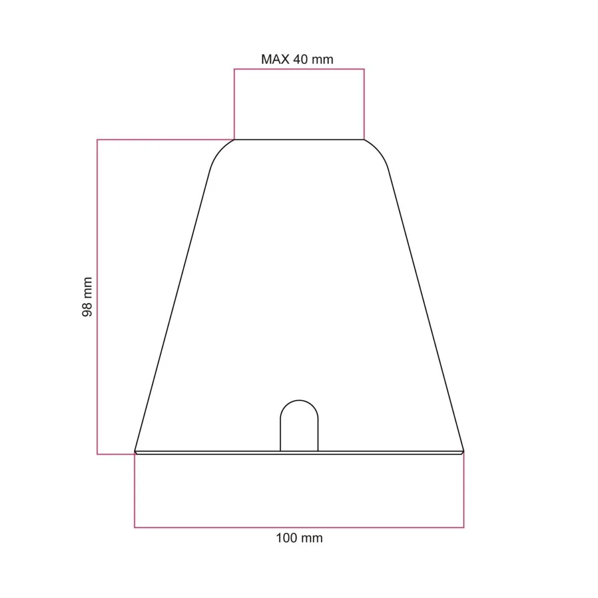 Bordlampe Base av Tre (Or) - Bilde 2