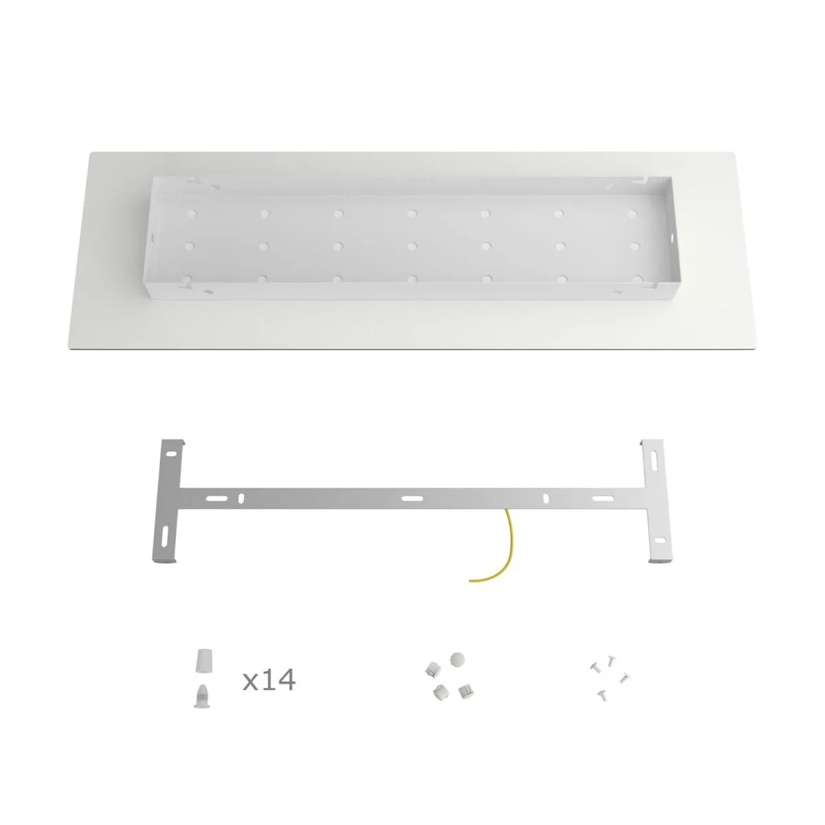 Lampekopp XXL - 675 x 225mm Rektangulær - Bilde 3