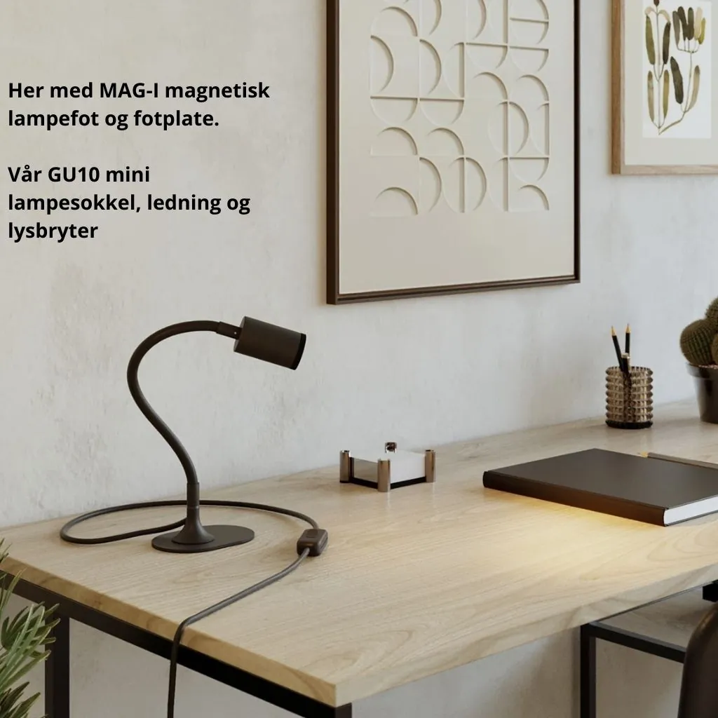 Flex Bøy Svart - Fleksibel stofftrukket stålrør - Bilde 10