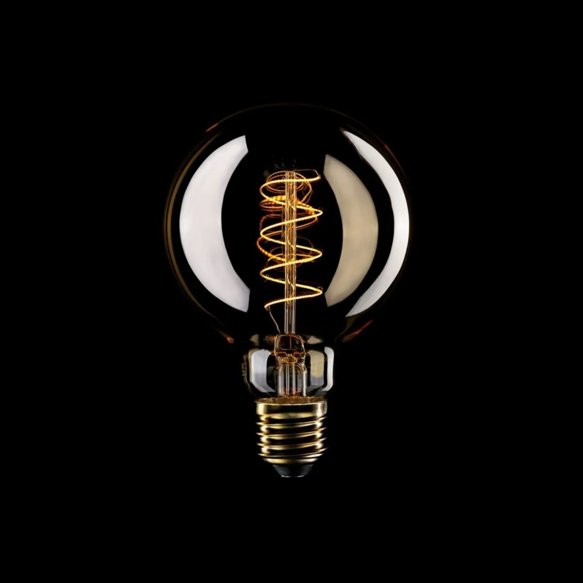 E27 Carbon Globe G95 – 4W 250Lm 1800K RA>80 Dimbar - Bilde 2