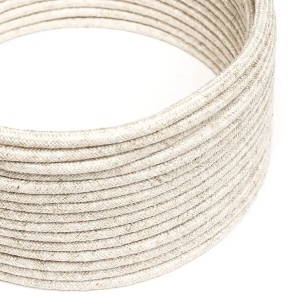 Ultramyk Lin Beige lampeledning og stoffledning
