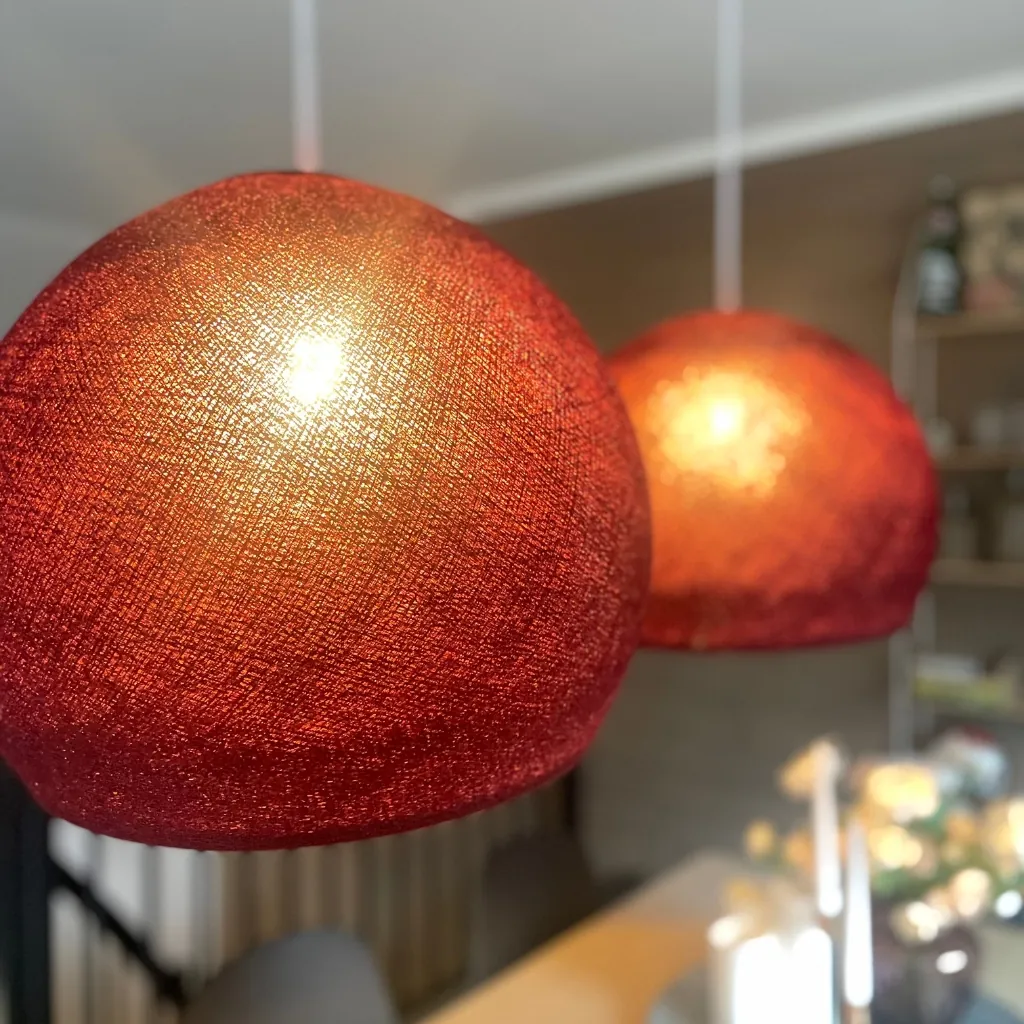 Fibra Merlot - Dome Lampeskjerm av Fiber - Bilde 3