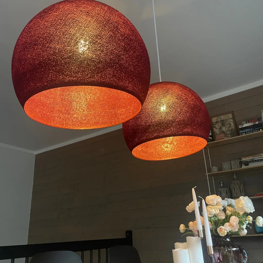 Fibra Merlot - Dome Lampeskjerm av Fiber - Bilde 11