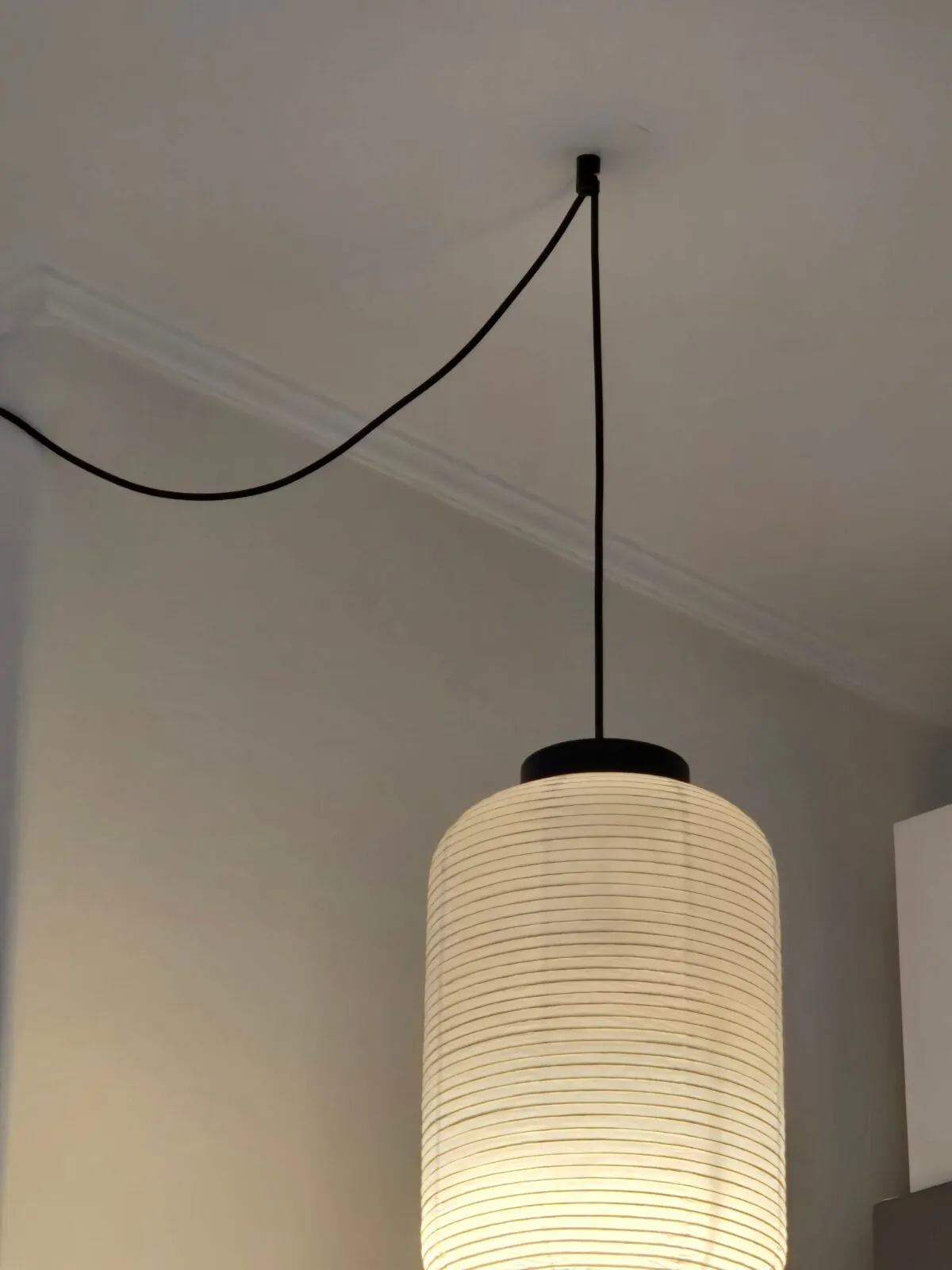 Drapering Svart - Til å drapere eller henge opp lampe fra tak/vegg - Bilde 2