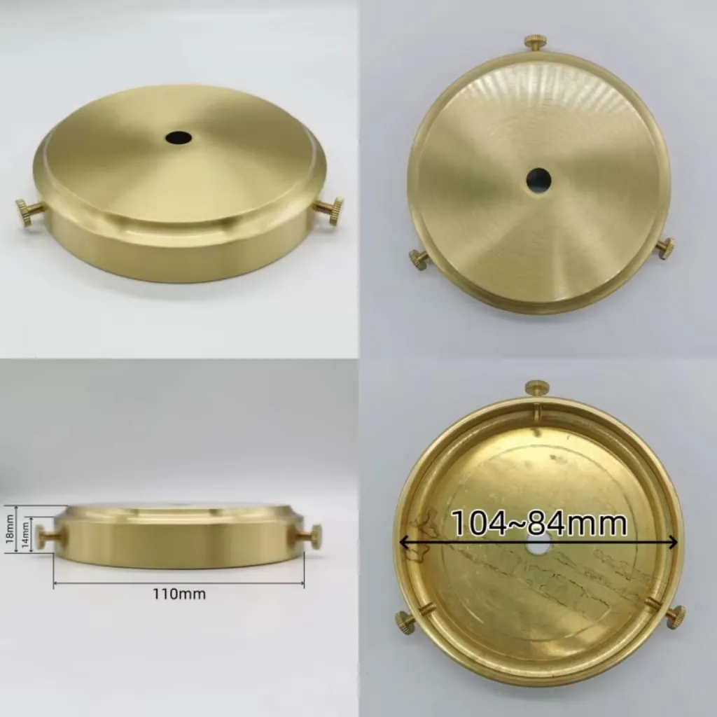 Lampeskjermholder M10 Ø110 | 84-104mm | Messing Skomaker - Bilde 5
