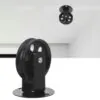 Takmontert trinse - Sort Metall, For ned-senk lampe