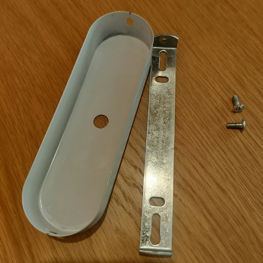 Veggkopp og takkopp Oval - 105x45 - Hvit - Bilde 3