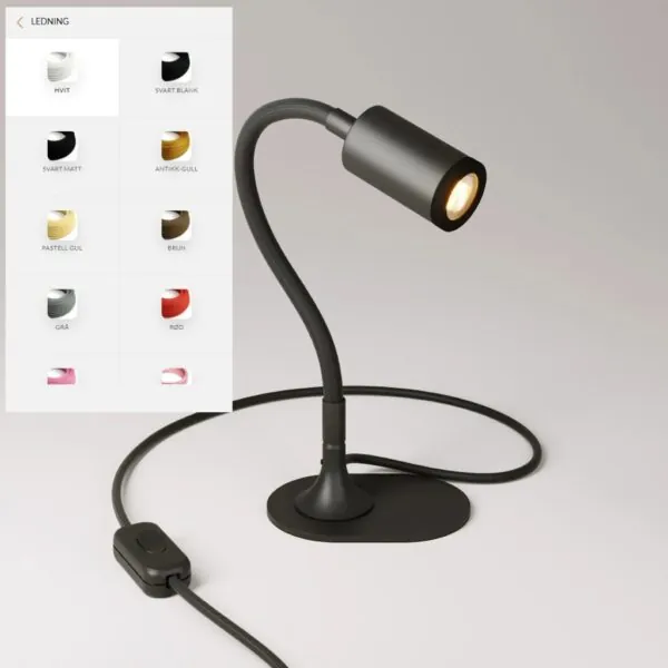 Bygg Din Flex-Bøy Bordlampe